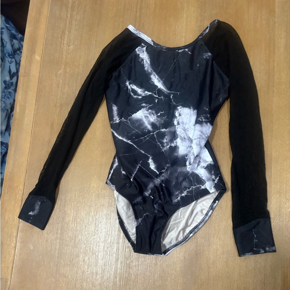 Purple Pixies Stylish Black and White Kids Bodysuit